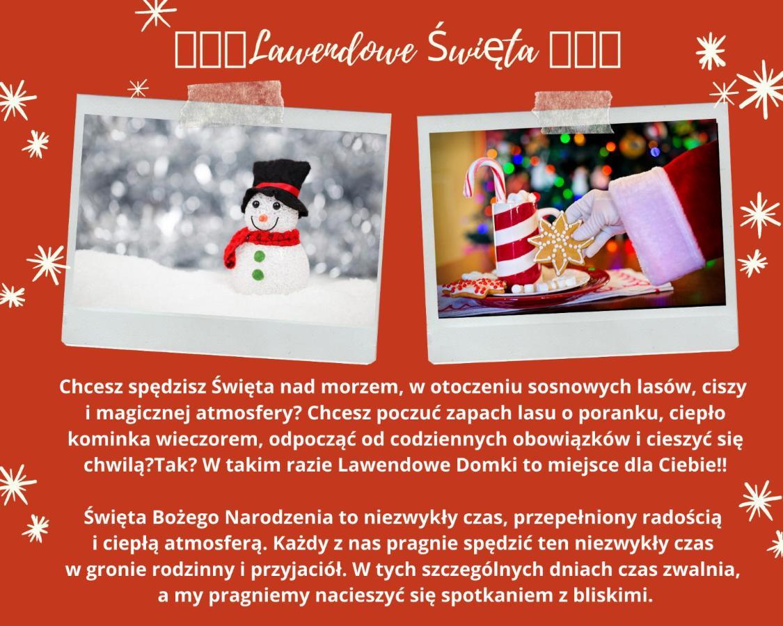 Lawendowe Domki Dziwnówek Esterno foto